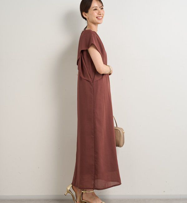  「《夏に快適◎・主役級アイテム》吸湿速乾機能付きフリルワンピース」|その他|