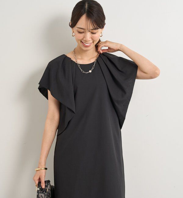  「《夏に快適◎・主役級アイテム》吸湿速乾機能付きフリルワンピース」|その他|