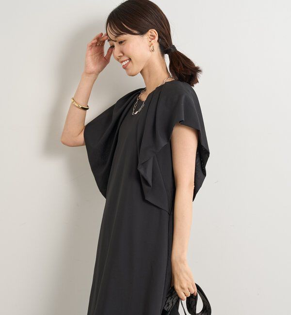  「《夏に快適◎・主役級アイテム》吸湿速乾機能付きフリルワンピース」|その他|