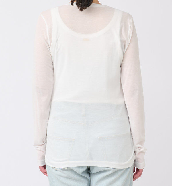  「【MONN.:.(モン)】シアーロンT」|Tシャツ・カットソー|