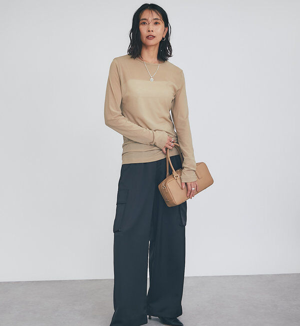  「【MONN.:.(モン)】シアーロンT」|Tシャツ・カットソー|