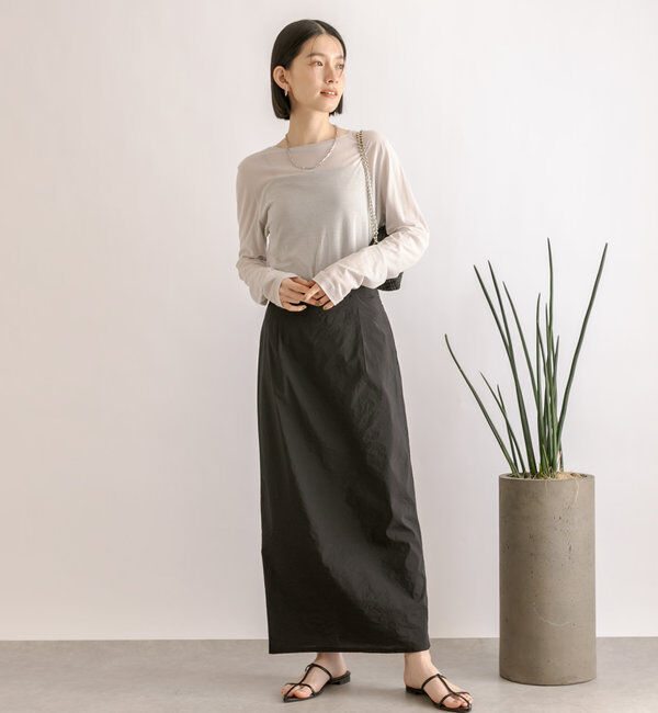  「【MONN.:.(モン)】シアーロンT」|Tシャツ・カットソー|