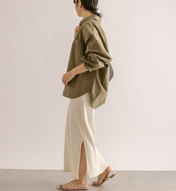  「【全骨格細見え】2WAYロングリブワンピース」|ワンピース|