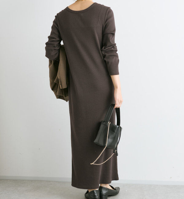  「【全骨格細見え】2WAYロングリブワンピース」|ワンピース|