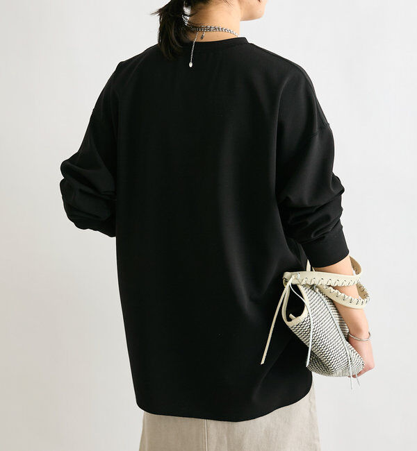  「【ウォッシャブル/しわになりにくい】カットジョーゼットプルオーバー」|Tシャツ・カットソー|