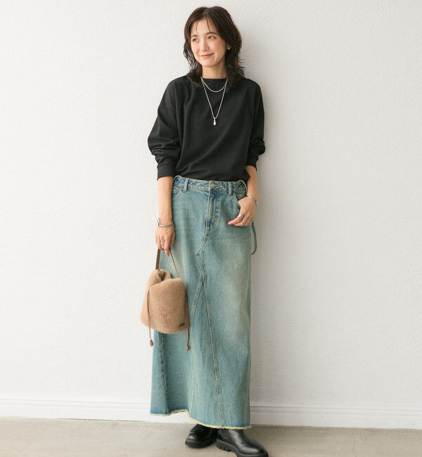  「【ウォッシャブル/しわになりにくい】カットジョーゼットプルオーバー」|Tシャツ・カットソー|