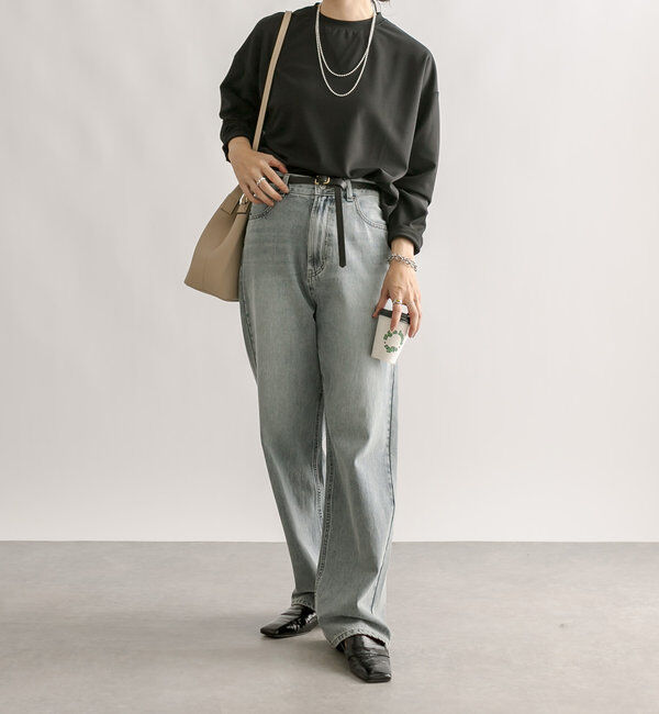  「【ウォッシャブル/しわになりにくい】カットジョーゼットプルオーバー」|Tシャツ・カットソー|