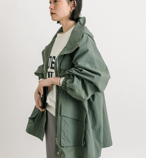  「【軽量/撥水】フーデッドマウンテンパーカー」|その他|