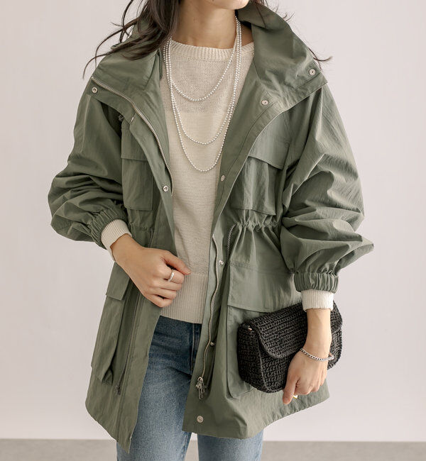  「【軽量/撥水】フーデッドマウンテンパーカー」|その他|