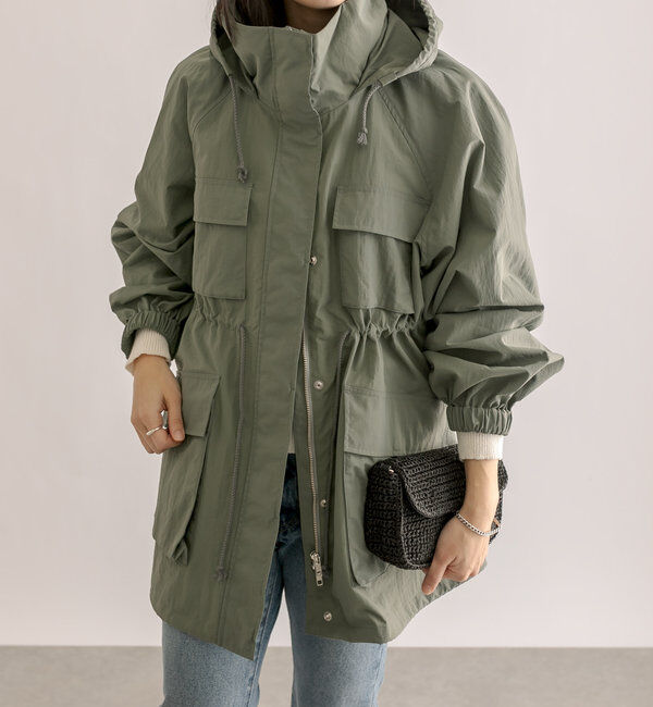  「【軽量/撥水】フーデッドマウンテンパーカー」|その他|