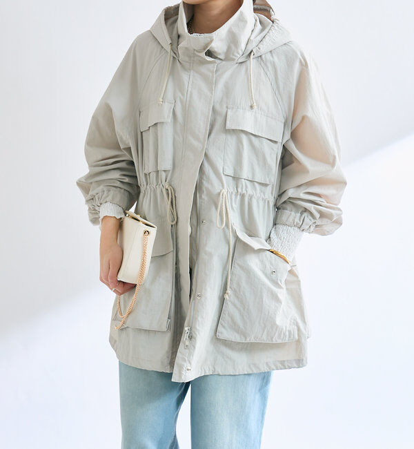  「【軽量/撥水】フーデッドマウンテンパーカー」|その他|