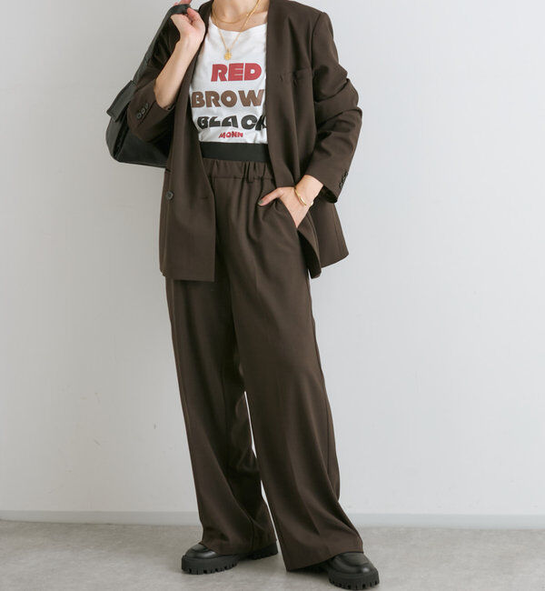  「【MONN.:.(モン)】レイヤードスラックス」|チノ|