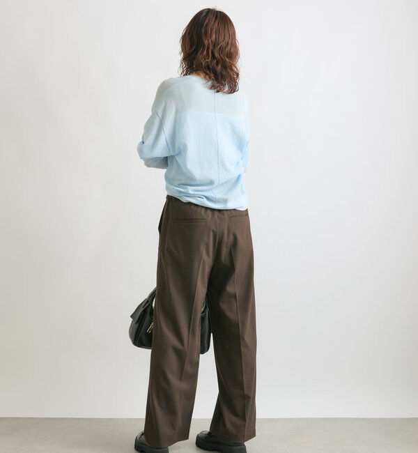  「【MONN.:.(モン)】レイヤードスラックス」|チノ|