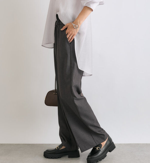  「【MONN.:.(モン)】レイヤードスラックス」|チノ|