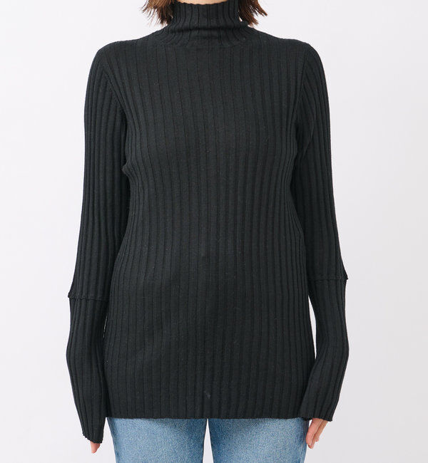  「【新色追加・リバイバル】シルクカシミヤリブニット」|ニット・セーター|