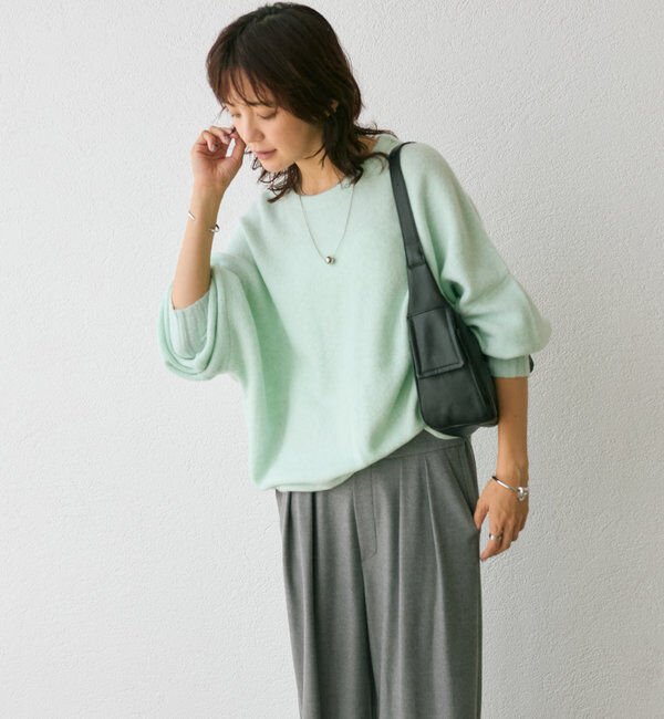  「【着心地抜群】バックテールワイドニット」|ニット・セーター|