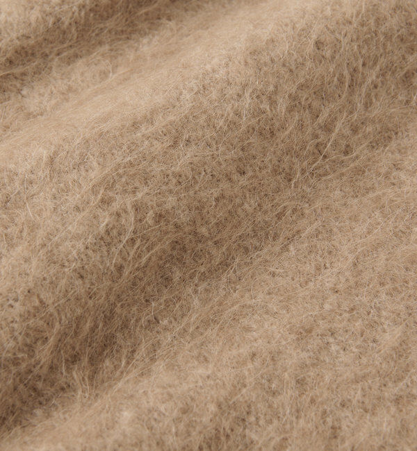  「【ルーズなオーバーサイズ】スーリーアルパカシャギーVネックニット」|ニット・セーター|