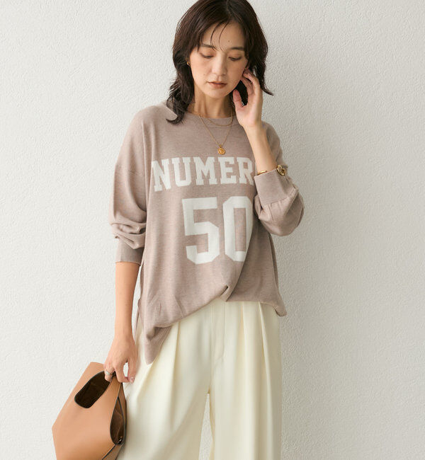  「【Yoshiiiiiiコラボカラー登場！】フットボールロゴニット」|ニット・セーター|