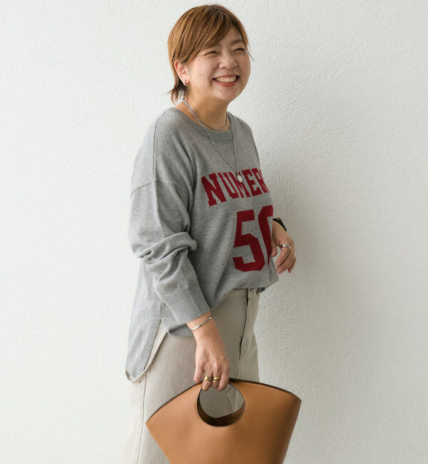  「【Yoshiiiiiiコラボカラー登場！】フットボールロゴニット」|ニット・セーター|