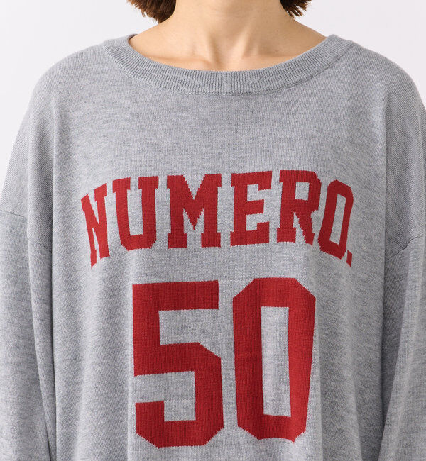  「【Yoshiiiiiiコラボカラー登場！】フットボールロゴニット」|ニット・セーター|