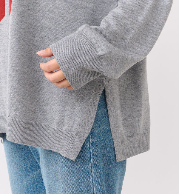  「【Yoshiiiiiiコラボカラー登場！】フットボールロゴニット」|ニット・セーター|