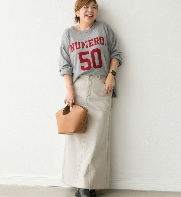  「【Yoshiiiiiiコラボカラー登場！】フットボールロゴニット」|ニット・セーター|