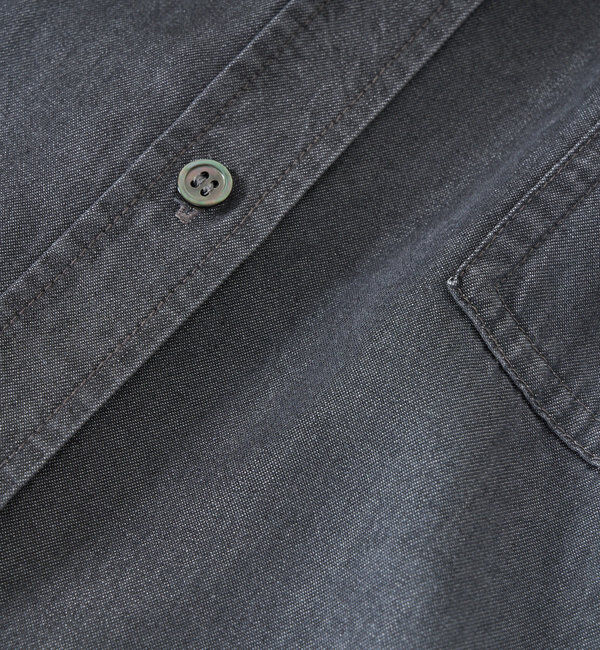  「【セットアップ可/真夏も快適！】ドレーピーデニムシャツ」|シャツ・ブラウス|