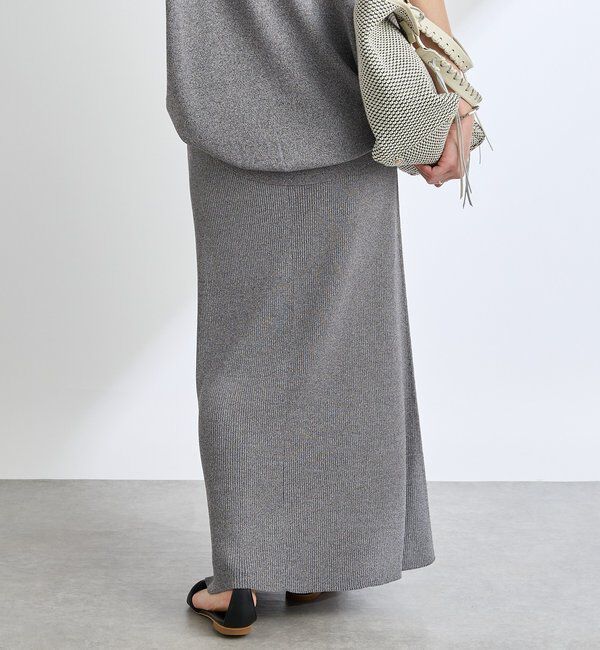  「【ひんやりタッチ/セットアップ対応可】レーヨン混ナローフレアスカート」|スカート|