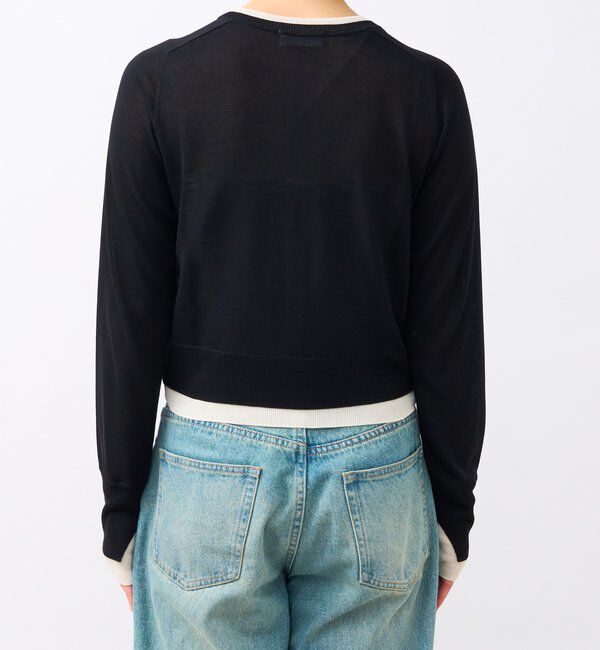  「【こなれ感抜群】フェイクレイヤードカーディガン」|カーディガン|