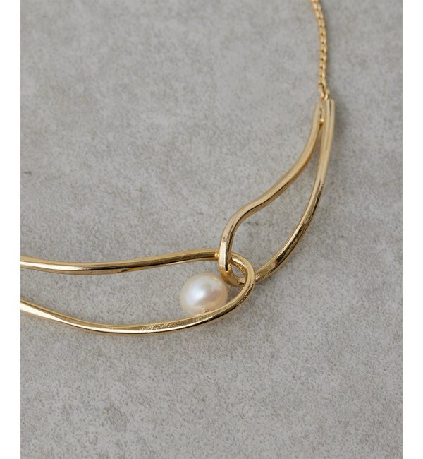  「ポイントパールショートネックレス」|リング|