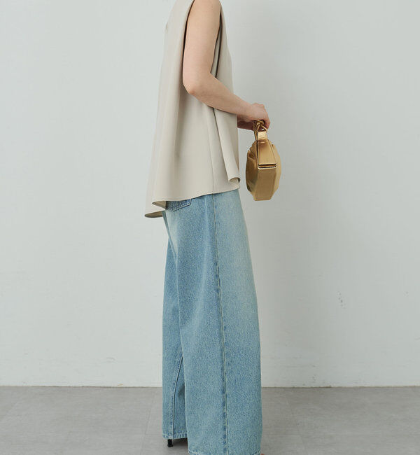  「【サイズ展開あり】ショルダータックノースリ」|シャツ・ブラウス|