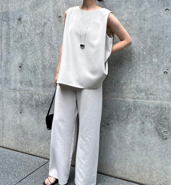  「【サイズ展開あり】ショルダータックノースリ」|シャツ・ブラウス|