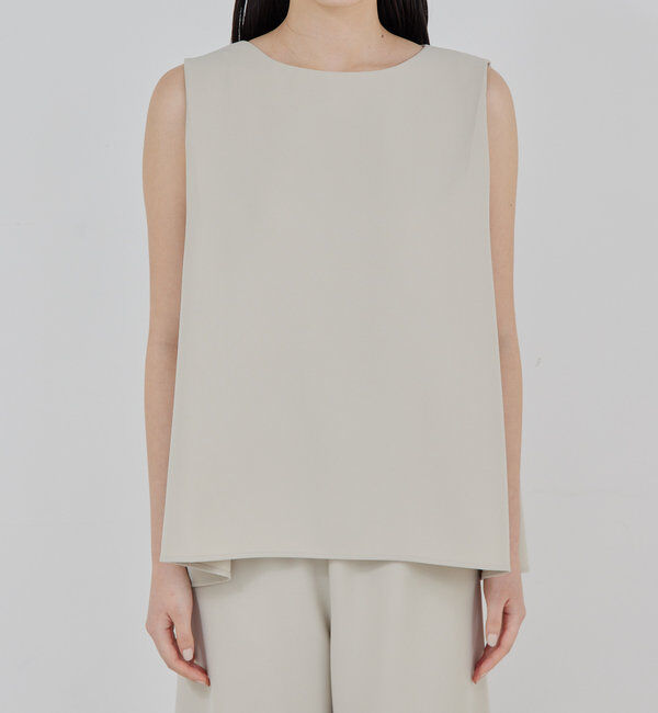  「【サイズ展開あり】ショルダータックノースリ」|シャツ・ブラウス|