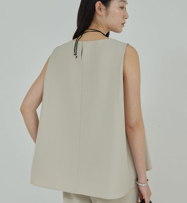  「【サイズ展開あり】ショルダータックノースリ」|シャツ・ブラウス|