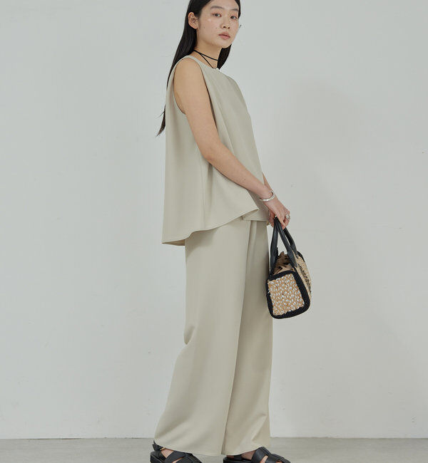  「【サイズ展開あり】ショルダータックノースリ」|シャツ・ブラウス|