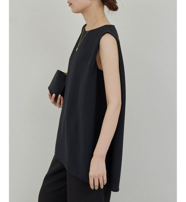  「【サイズ展開あり】ショルダータックノースリ」|シャツ・ブラウス|