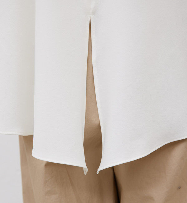  「【セットアップ対応】ジョーゼットバックスリットノースリーブ」|シャツ・ブラウス|