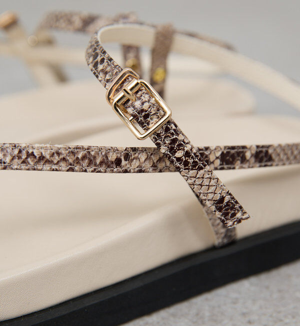  「【2.718】パイソンコードサンダル」|サンダル|