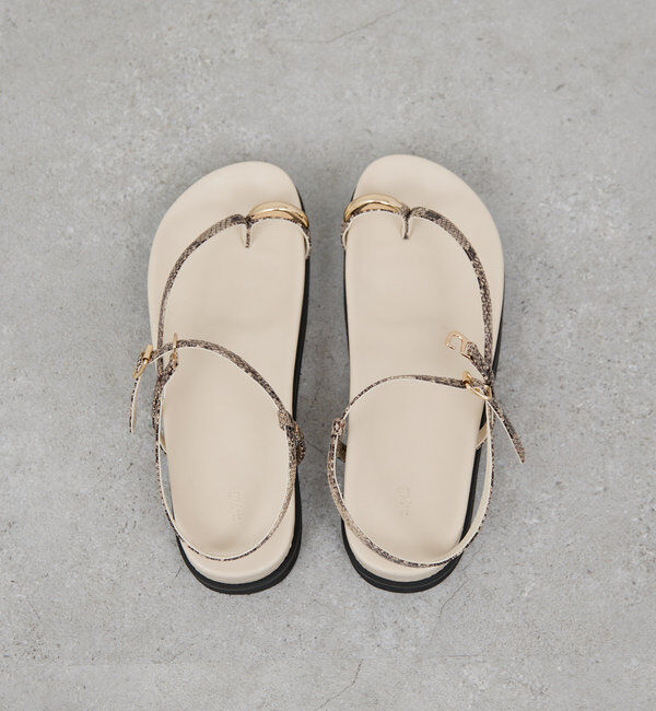  「【2.718】パイソンコードサンダル」|サンダル|