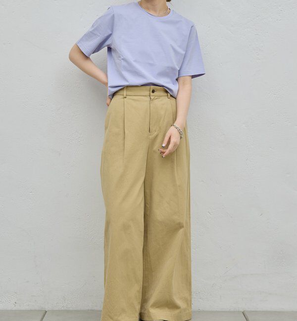  「【HERITANOVUM】オーガニックコットンTシャツ」|Tシャツ・カットソー|