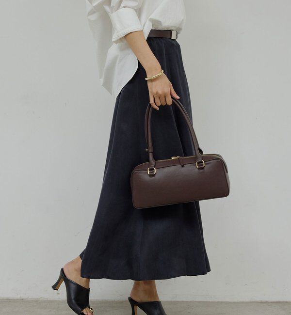  「【楽ちん&times;エレガント】【セットアップ対応】キュプラフレアスカート」|スカート|