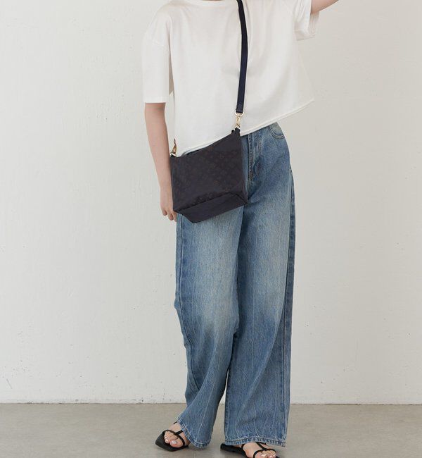  「ナイロンジャガードシンプルショルダーバッグ」|ショルダー・メッセンジャー|