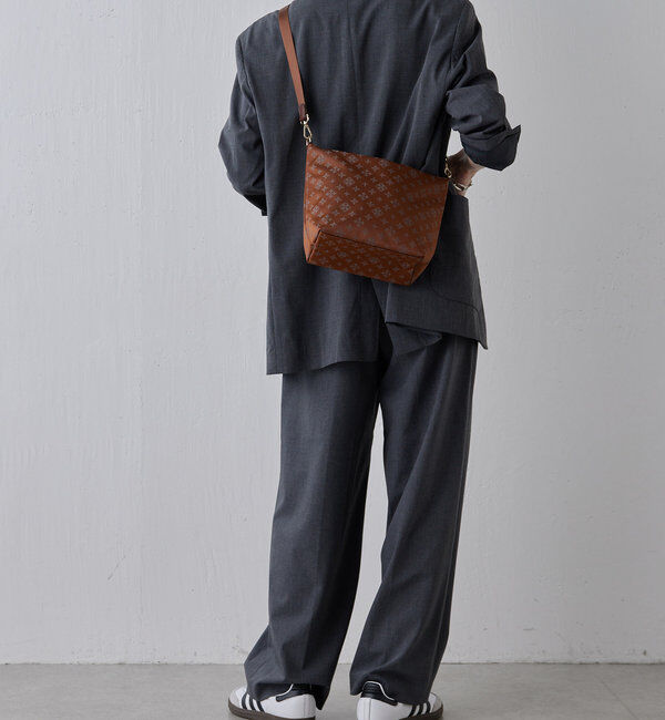  「ナイロンジャガードシンプルショルダーバッグ」|ショルダー・メッセンジャー|