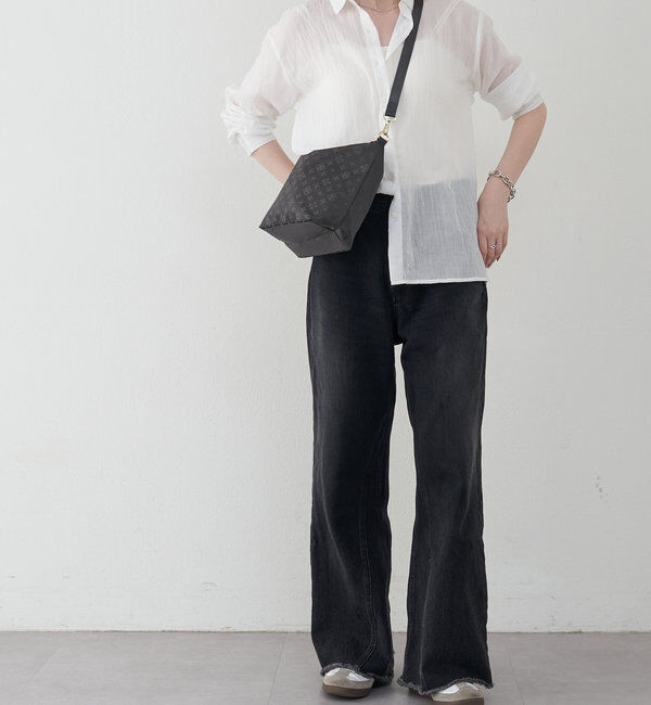  「ナイロンジャガードシンプルショルダーバッグ」|ショルダー・メッセンジャー|