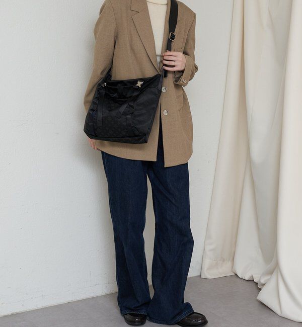  「ナイロンジャガードメタルバックルショルダーバッグ M」|ショルダー・メッセンジャー|