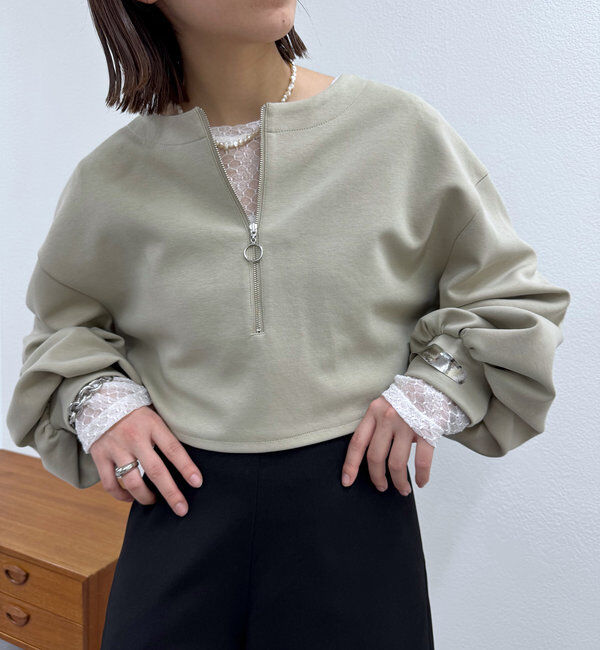  「ポンチショートスウェット」|Tシャツ・カットソー|