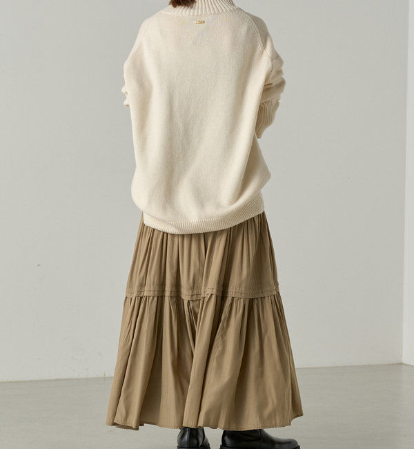  「【3サイズ展開】サテンティアードキャミワンピース」|ワンピース|