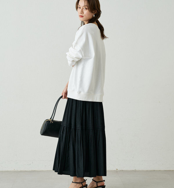  「【3サイズ展開】サテンティアードキャミワンピース」|ワンピース|