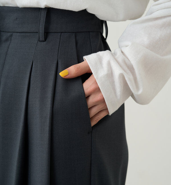  「2タックワイドパンツ」|チノ|