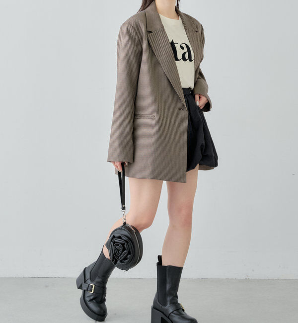  「【SNS総再生回数400万回突破！セットアップ対応】オーバーダブルジャケット」|テーラードジャケット|